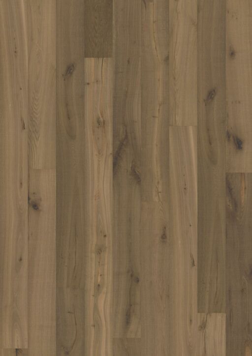 Kahrs Texture Oak Grau Engineered Flooring, Brushed & Oiled, Saw Marks, Smoked, 187x15x2000mm