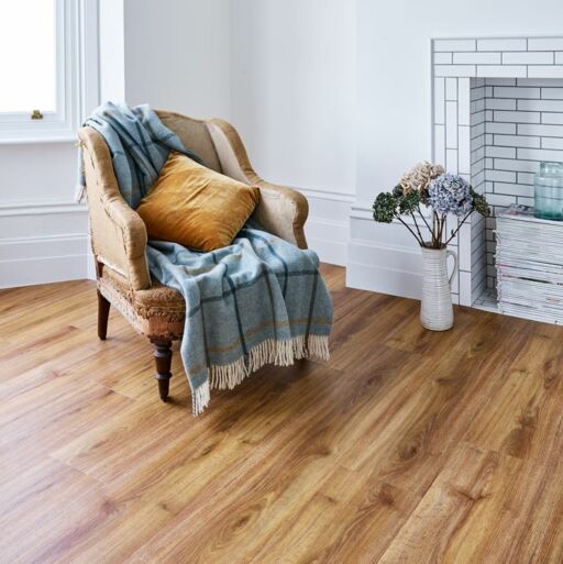 Lifestyle Colosseum 5G Clic Warm Oak Tiles Luxury Vinyl Flooring, 222x5x1212mm