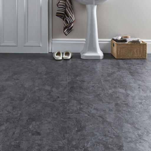 Lifestyle Colosseum Dryback Slate Flagstone Tiles Luxury Vinyl Flooring, 304x2.5x609mm