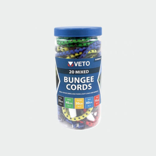 Mixed Set Bungee Cord, 20pcs