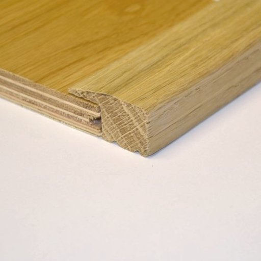 Unfinished Solid Oak L-Shaped Threshold, 40x20 mm, 2.4 m