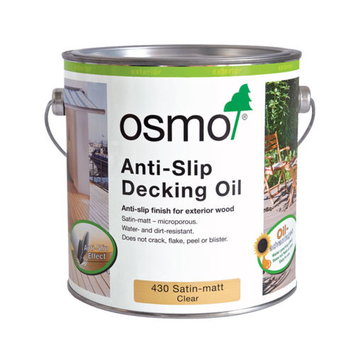 Osmo Anti-Slip Decking Oil, Satin, 2.5L