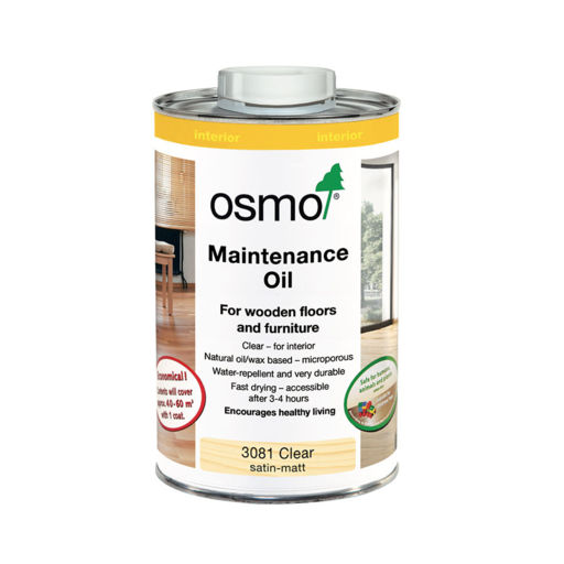 Osmo Maintenance Oil, Anti-Slip, Clear, Semi-Matt, 1L