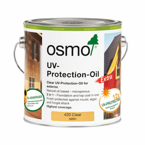 Osmo UV-Protection Oil Extra, Clear Satin, 125ml