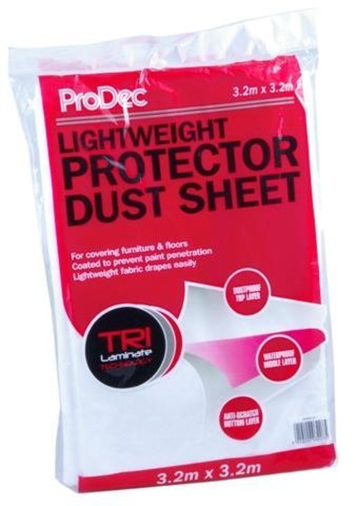 Non Woven Dust Sheet, 3.2 x 3.2 m