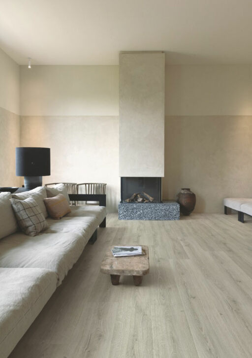 QuickStep Alpha Bloom, Botanic Grey Vinyl Flooring, 209x6x1494mm