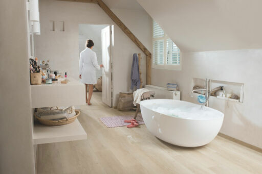 QuickStep Alpha Bloom, Sea Breeze Oak Beige Vinyl Flooring, 209x6x1494mm