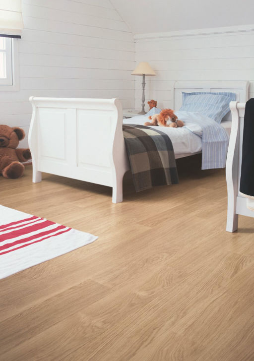 QuickStep ELIGNA White Varnished Oak Laminate Flooring 8mm