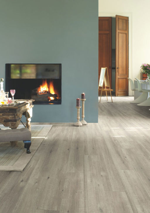 QuickStep Impressive Saw Cut Oak Grey Laminate Flooring, 8mm
