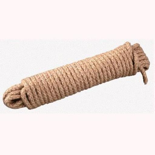 Sash Cord, No.4, 6mm, 8 Plaited Jute, 12.5m