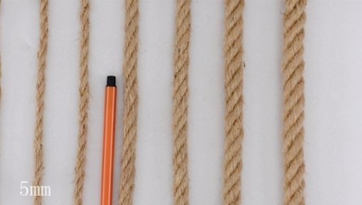 Sisal Rope, 5 mm, Natural, 20 m