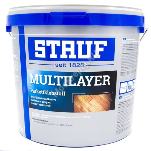 STAUF Multilayer Hybrid Wood Flooring Adhesive, 13 kg