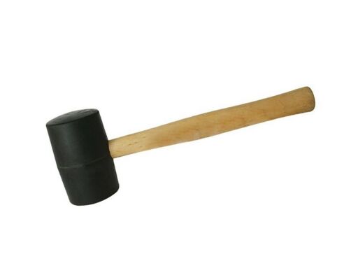 Silverline Black Rubber Mallet, 24oz