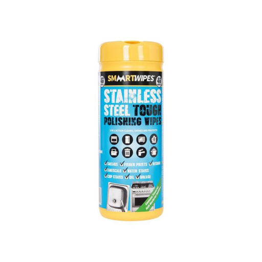 Stainless Steel Tough Polishing Wipes, 40pcs