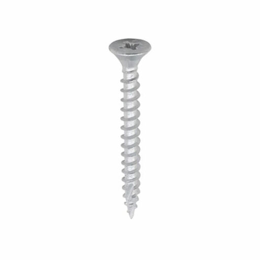 TIMco C2 Multi-Purpose Advanced Screws - PZ - Double Countersunk - Exterior - Silver 5.0x70mm