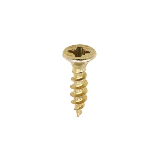 TIMco C2 Multi-Purpose Advanced Screws - PZ - Double Countersunk - Yellow 3.5x12mm