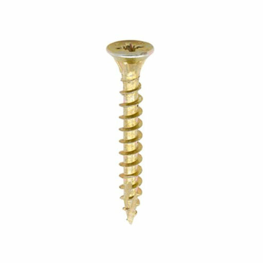 TIMco C2 Multi-Purpose Advanced Screws - PZ - Double Countersunk - Yellow 6.0x70mm