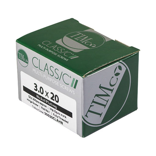 TIMco Classic Hinge Screws - PZ - Countersunk - Yellow 3.0x12mm