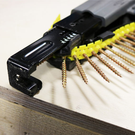 TIMco Collated Solo Screws - PH - Double Countersunk - Yellow 4.2x50mm
