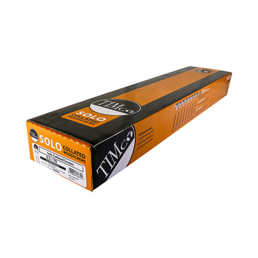 TIMco Collated Solo Screws - PH - Double Countersunk - Yellow 4.2x55mm