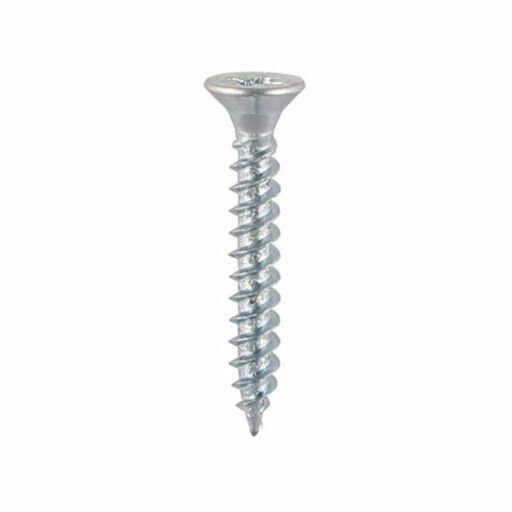 TIMco Twin-Thread Woodscrews - PZ - Double Countersunk - Zinc 5.0x25mm