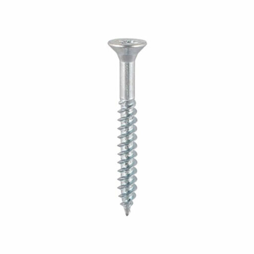 TIMco Twin-Thread Woodscrews - PZ - Double Countersunk - Zinc 5.0x55mm