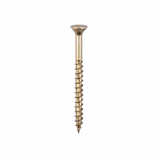 TIMco Velocity Premium Multi-Use Screws - PZ - Double Countersunk - Yellow 3.5x50mm