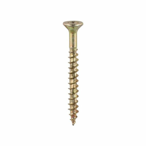 TIMco Velocity Premium Multi-Use Screws - PZ - Double Countersunk - Yellow 4.0x30mm