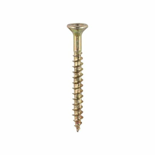 TIMco Velocity Premium Multi-Use Screws - PZ - Double Countersunk - Yellow  4.0x50mm