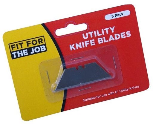 Utility Knife Blades, 5 pcs