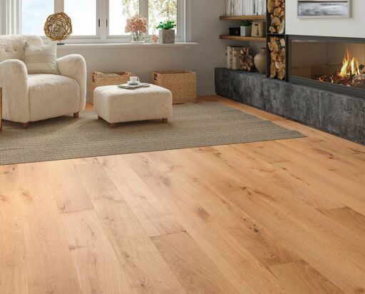 Tindelil Engineered Oak Flooring, Rustic, Smooth, UV Lacquered, 190x15x1900mm