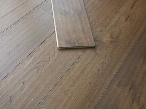 Tradition Antique Light Brown Engineered Oak Flooring, Natural, Handscraped, 190x14x1900mm