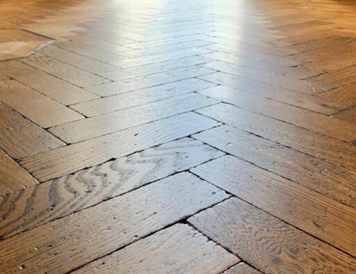 Tradition Nature Solid Oak Herringbone, Rustic, Tumbled, Unfinished 70x22x280mm