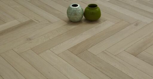 Tradition Select Engineered Oak Herringbone Flooring, Unfinished, 90x18x600mm