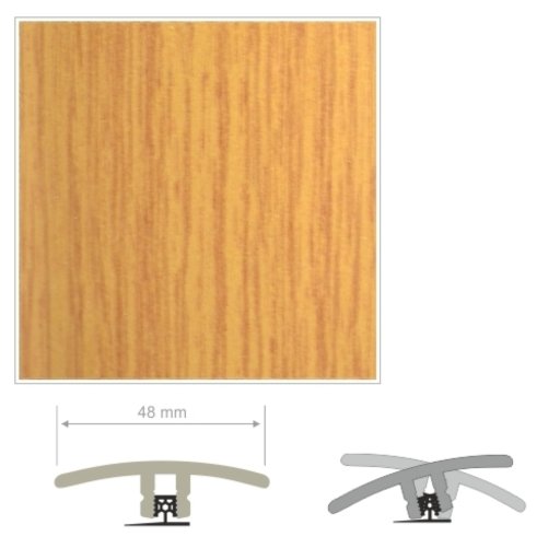 HDF Unistar Oak Threshold For Laminate Floors,  90 cm