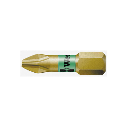 Wera Philips Bi-Torsion Extra Hard Screwdriver Bit, PH2 x 25mm, pack of 10
