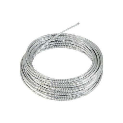 Wire Rope, 2 mm, Zinc Plated, 30 m