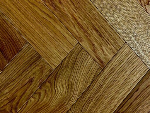 Xylo Engineered Smoked Oak Flooring, Rustic, Herringbone, Brushed & UV Oiled, 125x14x625mm