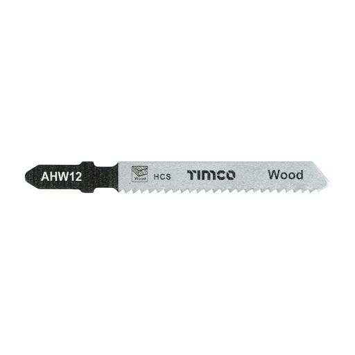 TIMCO Jigsaw Blades - Wood Cutting - Hcs Blades - T119B (Pack of 5)