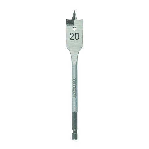 TIMCO Flat Wood Bit (20.0 x 152, Blister Pack of 1)