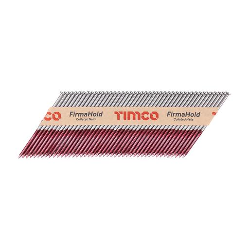 TIMCO Firmahold Collated Clipped Head Nails - Retail Pack - Ring Shank - A2 Stainless Steel (3.1 x 80, Box of 1100)