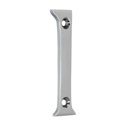 TIMCO Door Numeral 1 - Polished Chrome (75mm, TIMpac of 1)