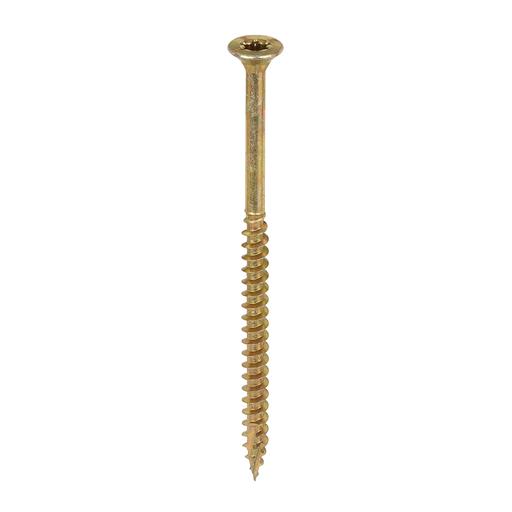 TIMCO C2 Clamp-Fix - TX - Double Countersunk With Ribs - Twin-Cut - Yellow (4.5 x 80, Box of 200)