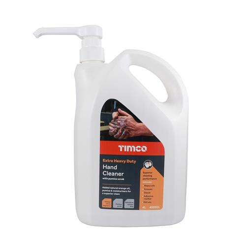 TIMCO Extra Heavy Duty Hand Cleaner With Pump (4L, Pump Bottle of 1)