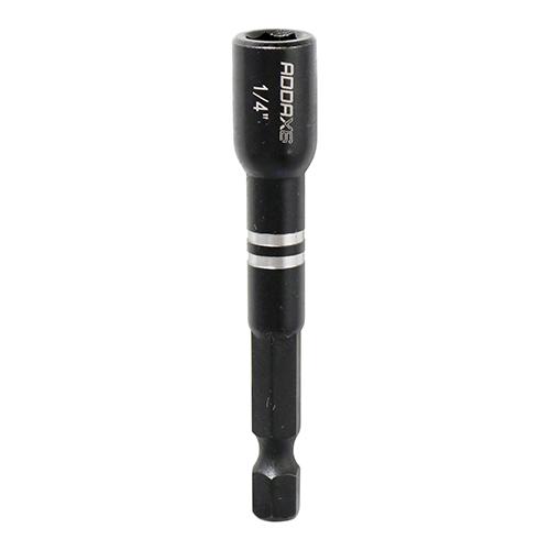 TIMCO Impact Magnetic Socket Driver (1/4 x 65mm, Blister Pack of 1)