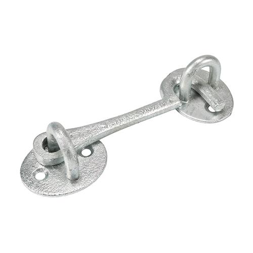 TIMCO Cabin Hooks - Hot Dipped Galvanised (4, Plain Bag of 1)