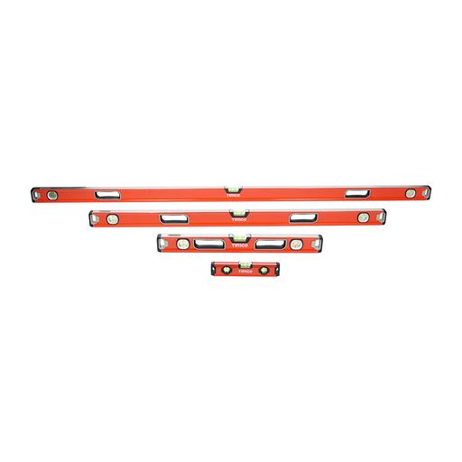 TIMCO Professional Spirit Level Set - Box Beam (4pcs, Fabric Case of 4)