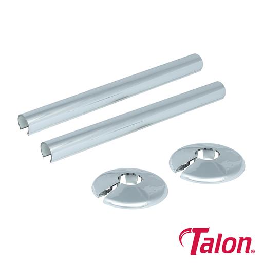 TIMCO Snappit Tail Kit - Chrome - Acsnc (15 x 200mm, Box of 2)
