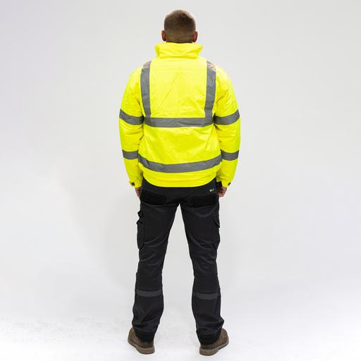 TIMCO Hi-Visibility Bomber Jacket - Yellow (XXXX Large, Bag of 1)