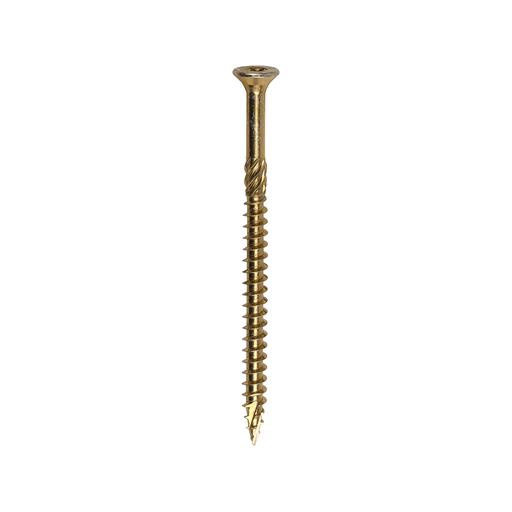 TIMCO C2 Clamp-Fix - TX - Double Countersunk With Ribs - Twin-Cut - Yellow (8.0 x 120, Box of 50)